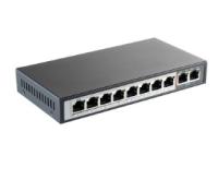 POE коммутатор с 2 Uplink 100 Мбит/с RedLine RL-SW8P2