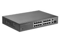 POE коммутатор с 2+1 Uplink 1000 Мбит/с RedLine RL-SW16P2S1.ZE