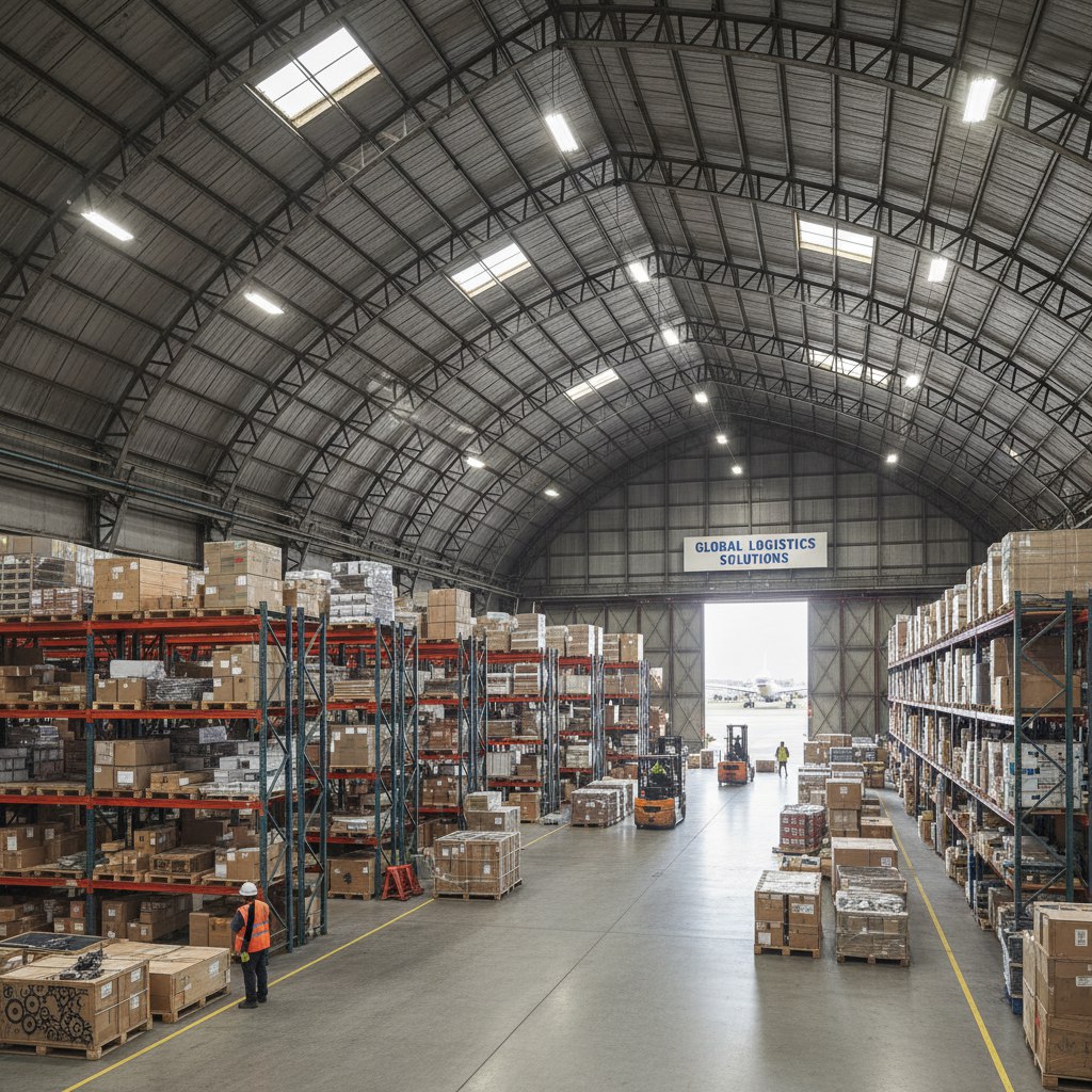 Установка видеонаблюдения Dahua на складе