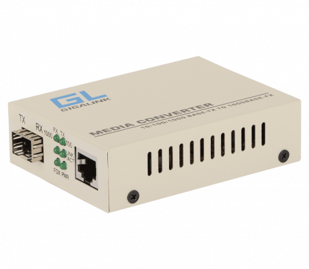 Оптический медиаконвертер Gigalink GL-MC-UTPG-SFPG-F.r2